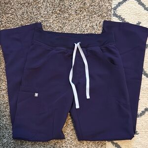 Figs Purple Jam Kade Cargo Scrub Pants XS